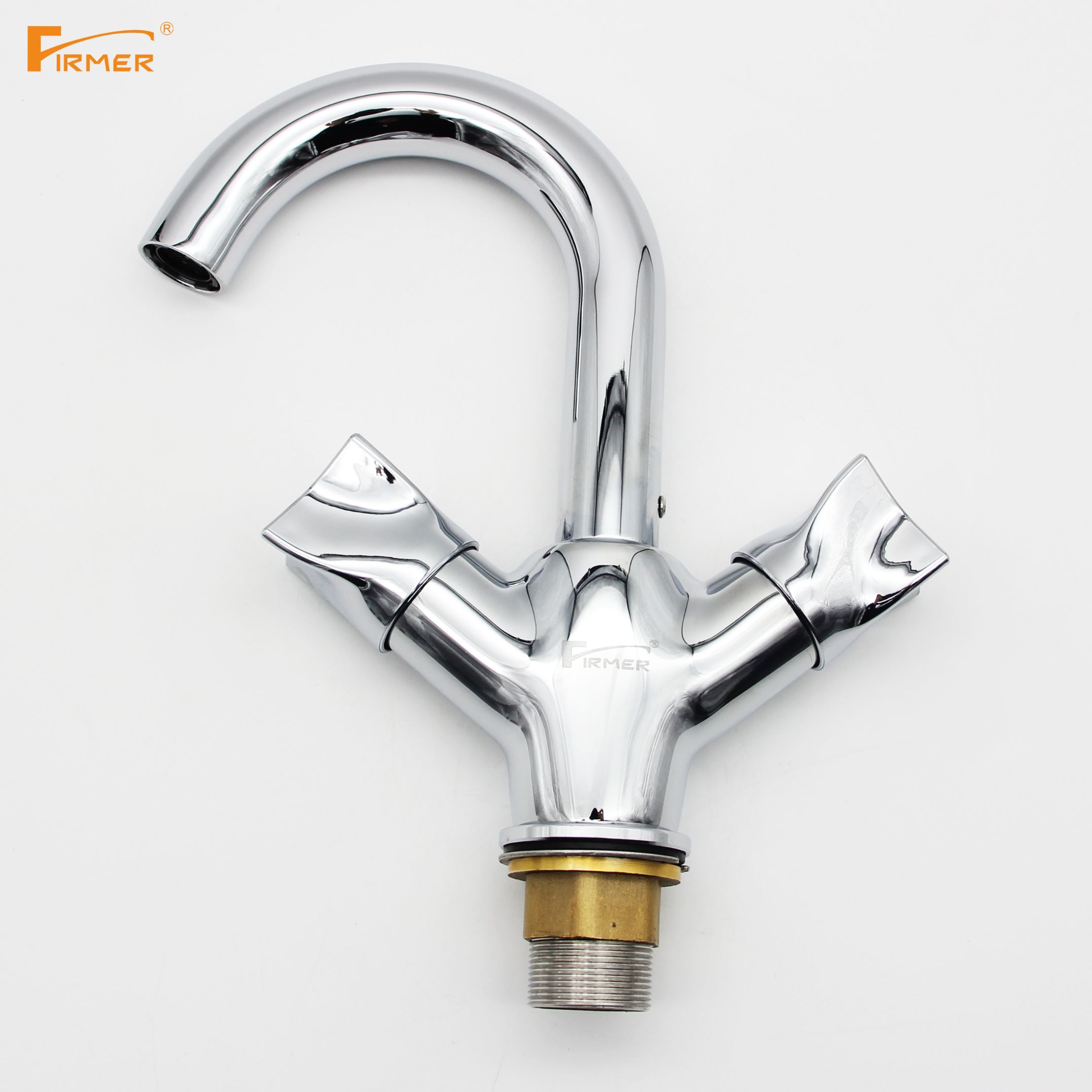 Yiwu Good goods FIRMER YLN1119-3A Copper Slow-opening Sheep Horn Washbasin Faucet