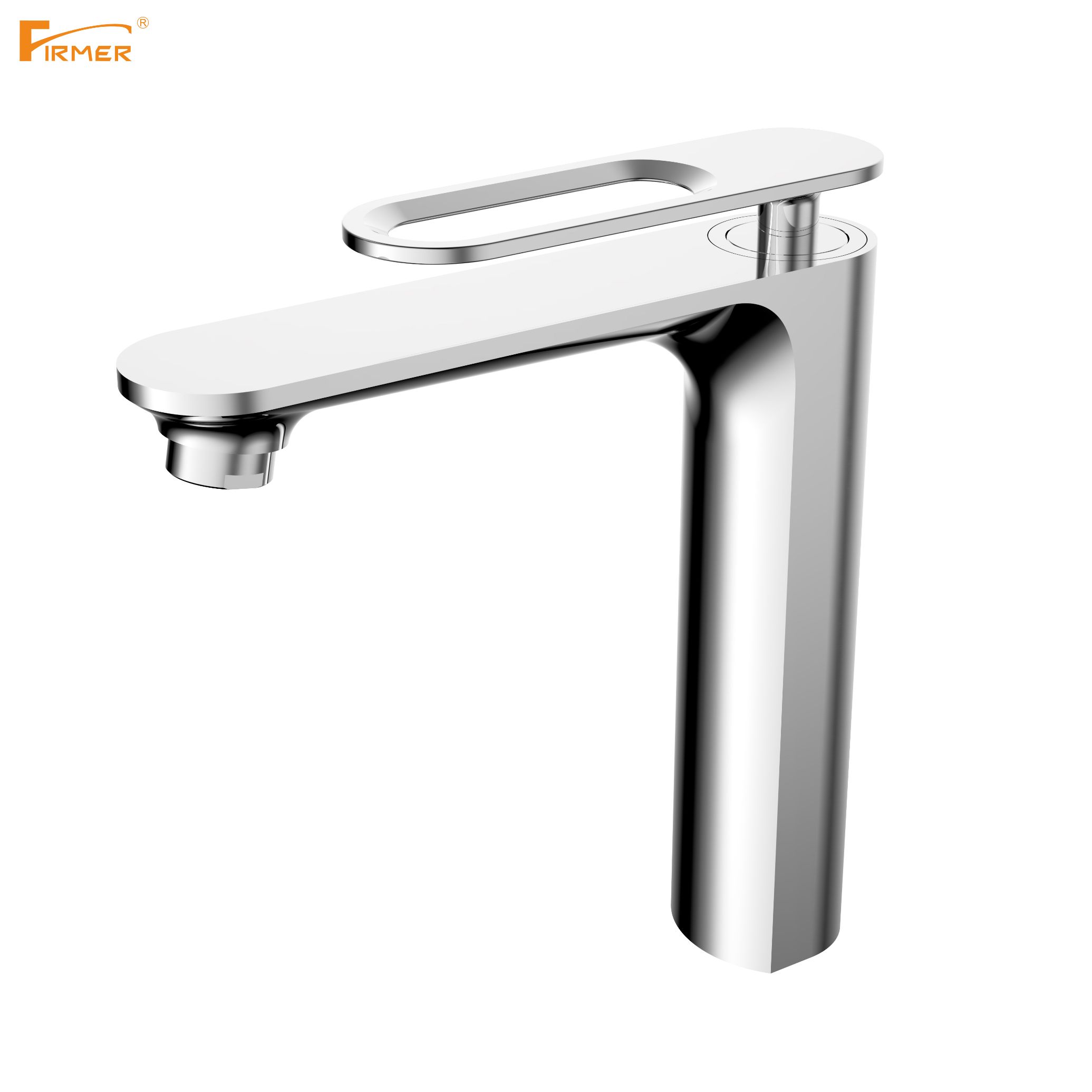 Yiwu quality goods FIRMER YLN1930-1A cold and hot countertop basin faucet copper high washbasin Washbasin Faucet