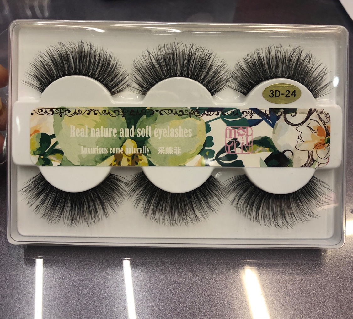 Super Soft Silk False Eyelashes Overall Effect Diagram