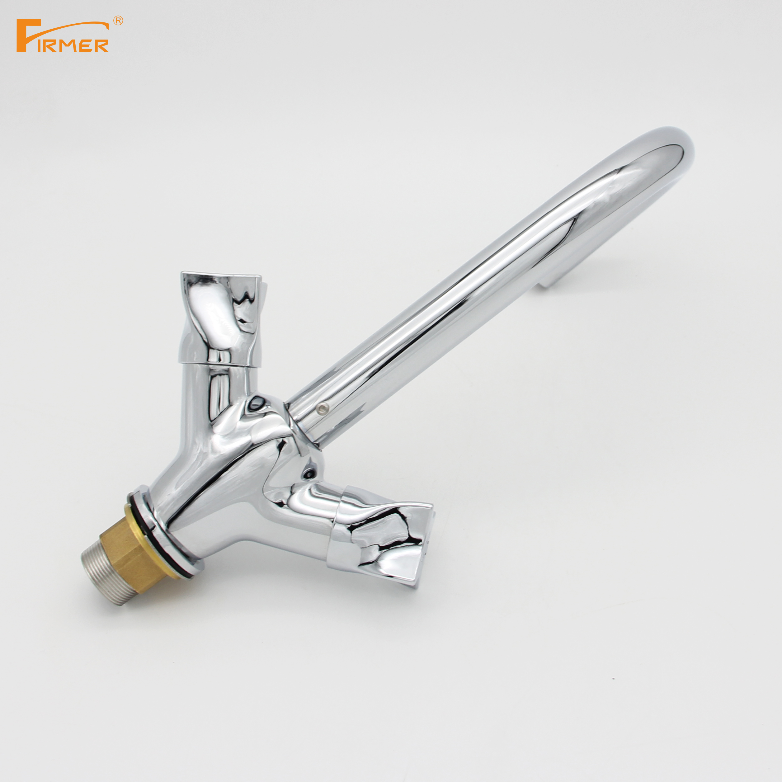 Yiwu quality product: FIRMER YLN1119-3 All-copper concealed kitchen hot and cold water faucet, Double handle built-in sink and mixing valve detail image 4