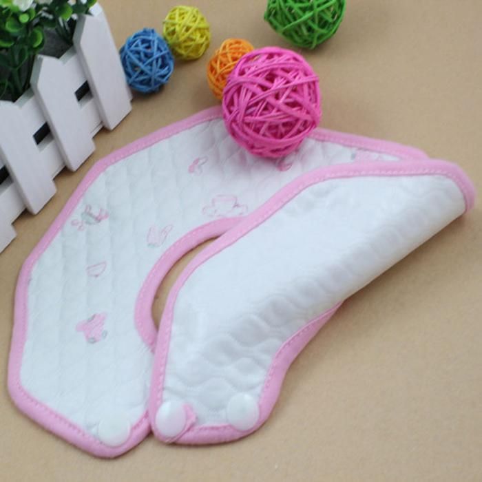 Foreign trade baby pure cotton saliva wipes, round octagonal bibs, bibs and baby products undefined
