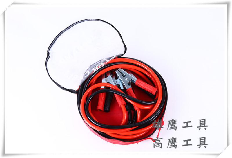 电瓶夹汽车启动器电瓶线夹子鳄鱼夹点火线汽车用品应急搭火线白底实物图