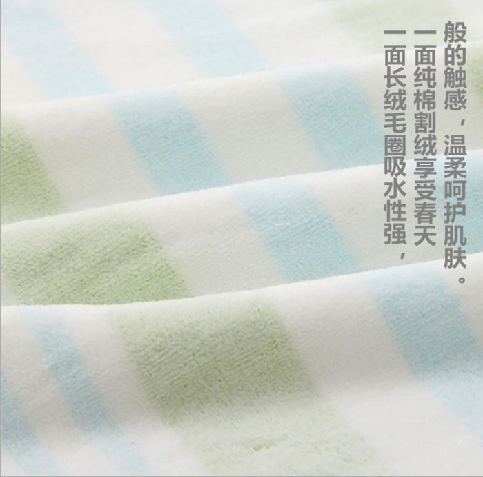 纯棉割绒柔软吸水素色毛巾 创意情侣面巾 商务回礼送礼赠品详情图11