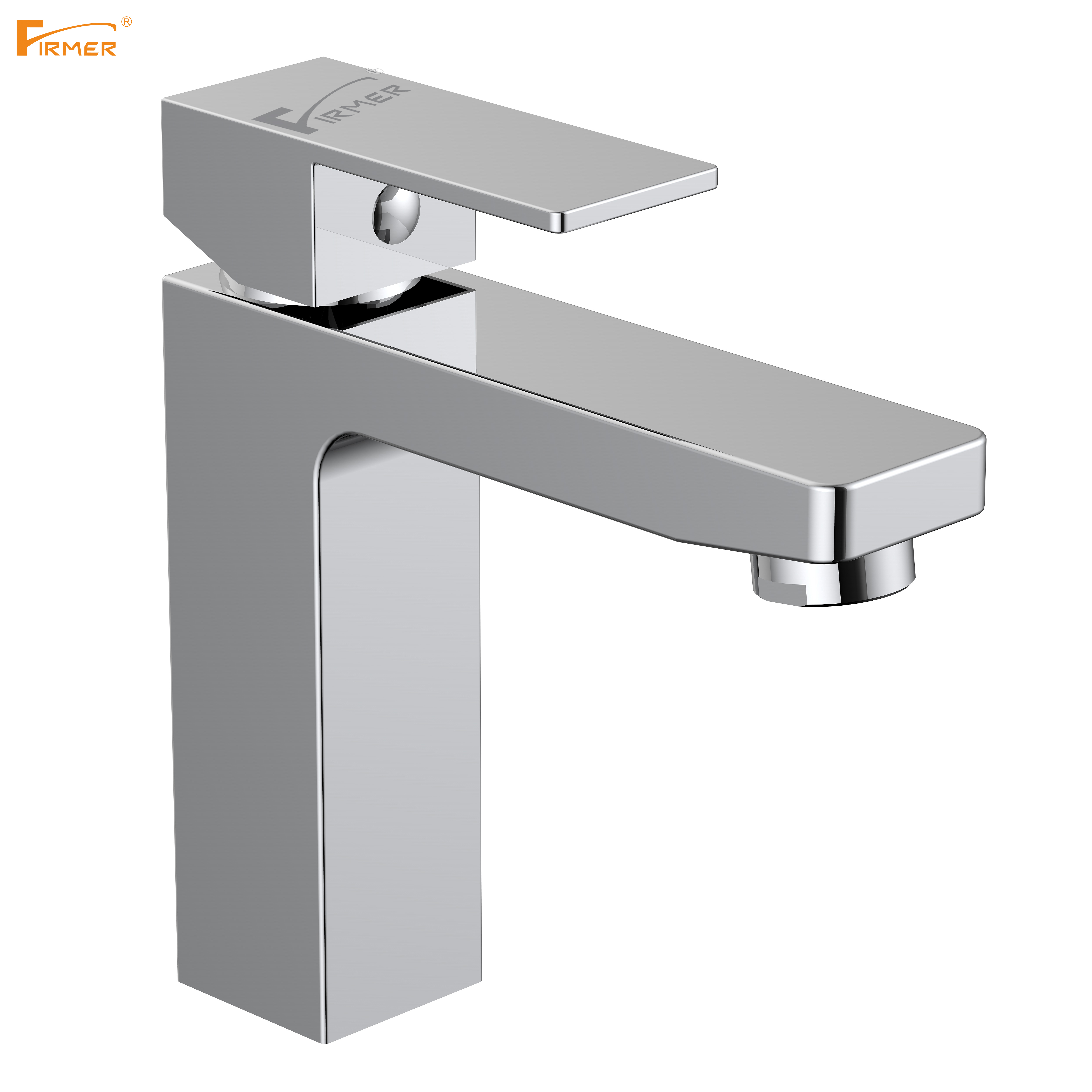 Yiwu quality goods FIRMER YLN1935-1 square all-copper hot and cold countertop and undertop basins, washbasins, washbasins, faucets pic 1