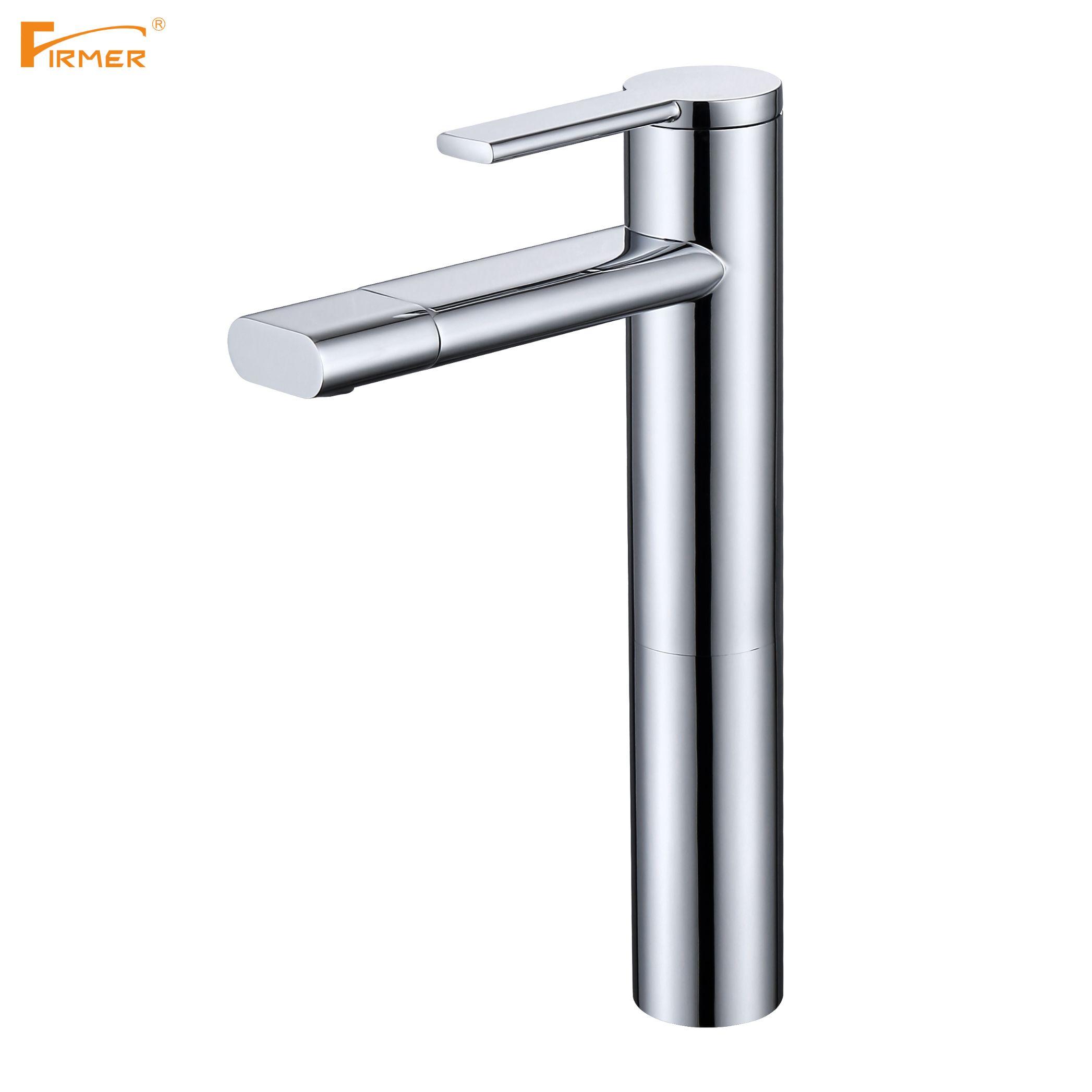 Yiwu quality goods FIRMER YLM1896-1A countertop basin faucet with high cold and hot basin, washbasin and sink faucet