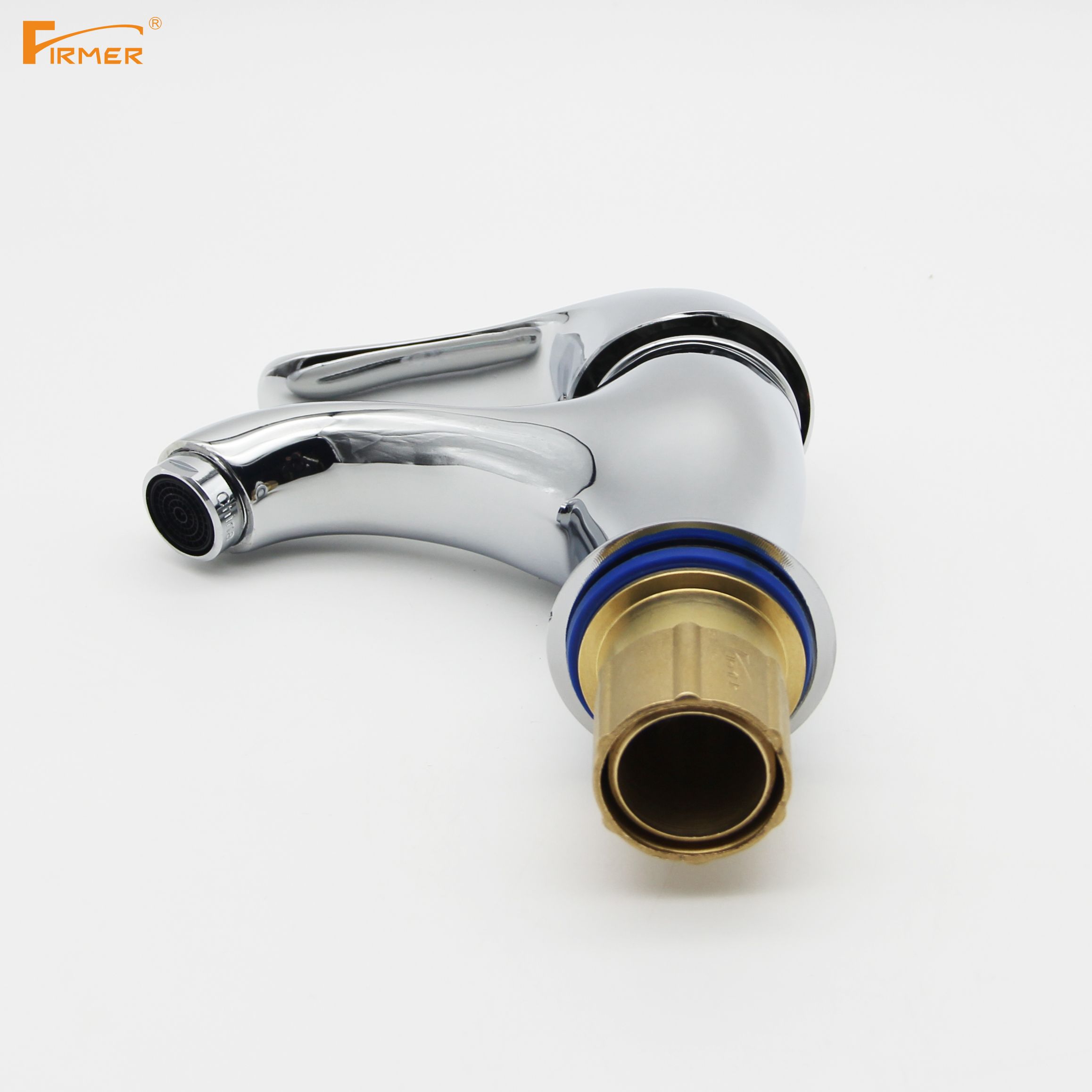 Yiwu quality products: FIRMER all-copper hot and cold washbasins, washbasins, bathroom washbasins, YLN1863-1 washbasins, faucets Specification image