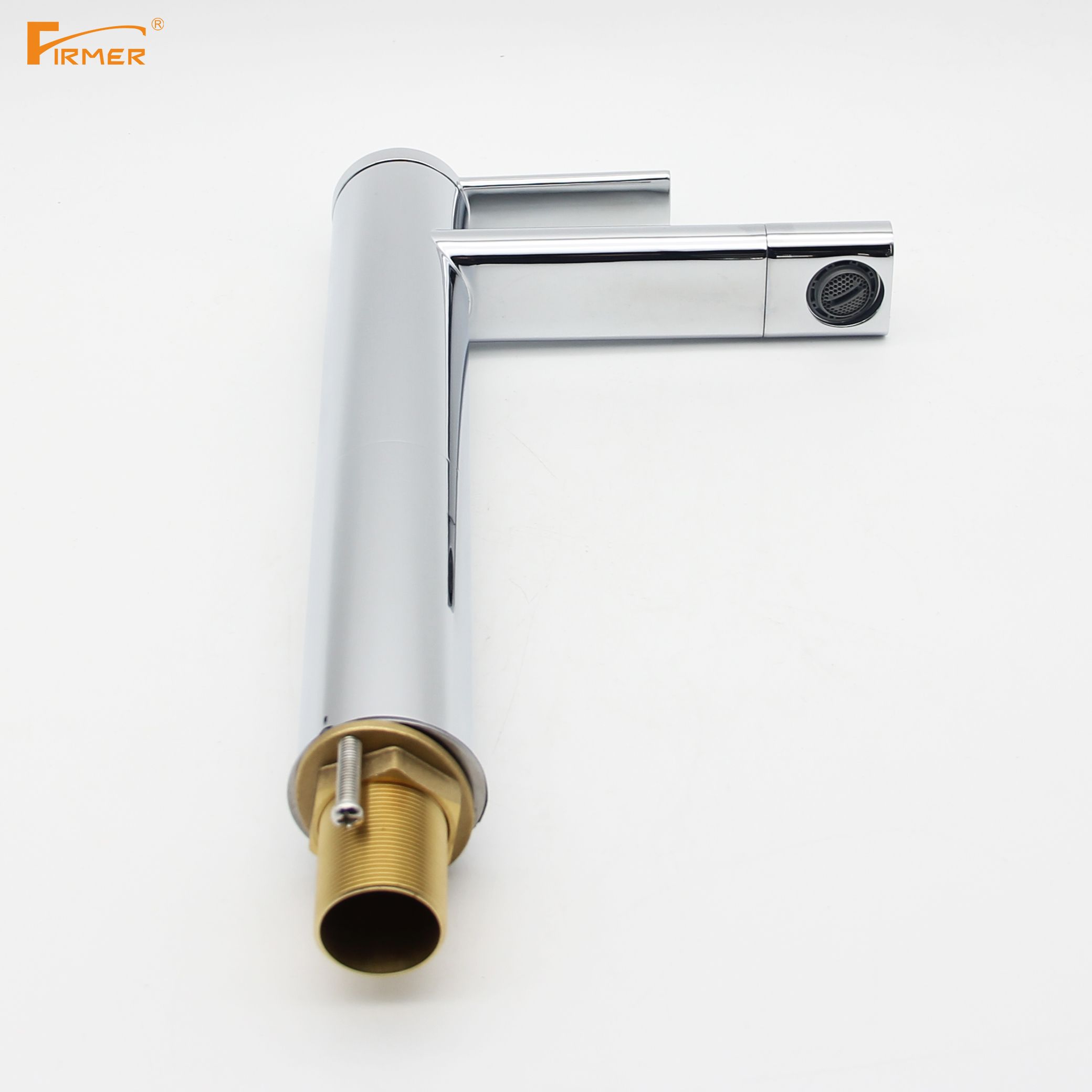 Yiwu quality goods FIRMER YLM1896-1A countertop basin faucet with high cold and hot basin, washbasin and sink faucet details Picture