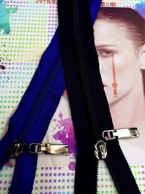 No. 5 and No. 7 nylon zipper laser Original pull TAB pull piece patent pull TAB sportswear sun protection wear Specification image