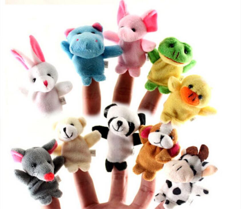 Wholesale finger doll double layer with feet animal finger doll toy toy manufacturer of plush toy story-telling helper thumbnail