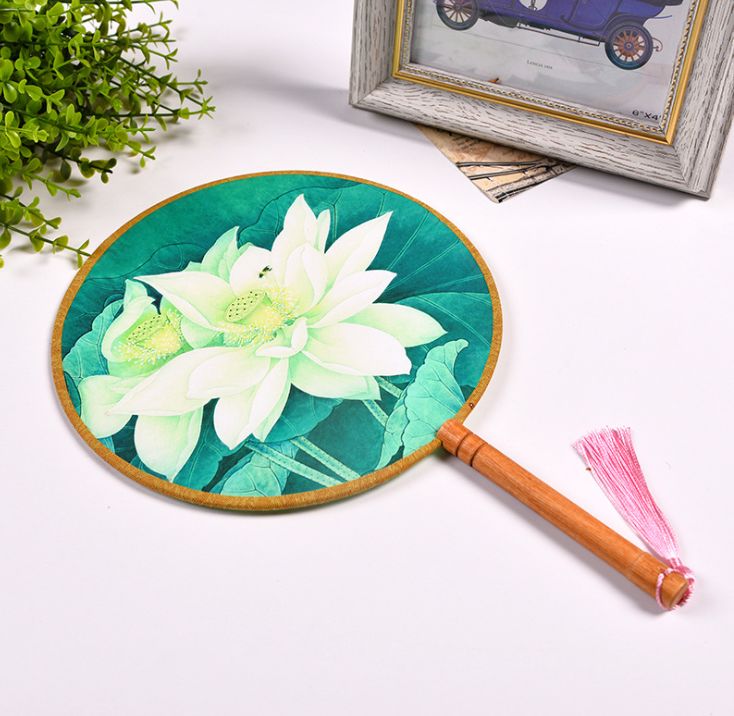 义乌好货 古典热销精品中国风团扇圆柄扇汉服古装宫廷扇子细节图