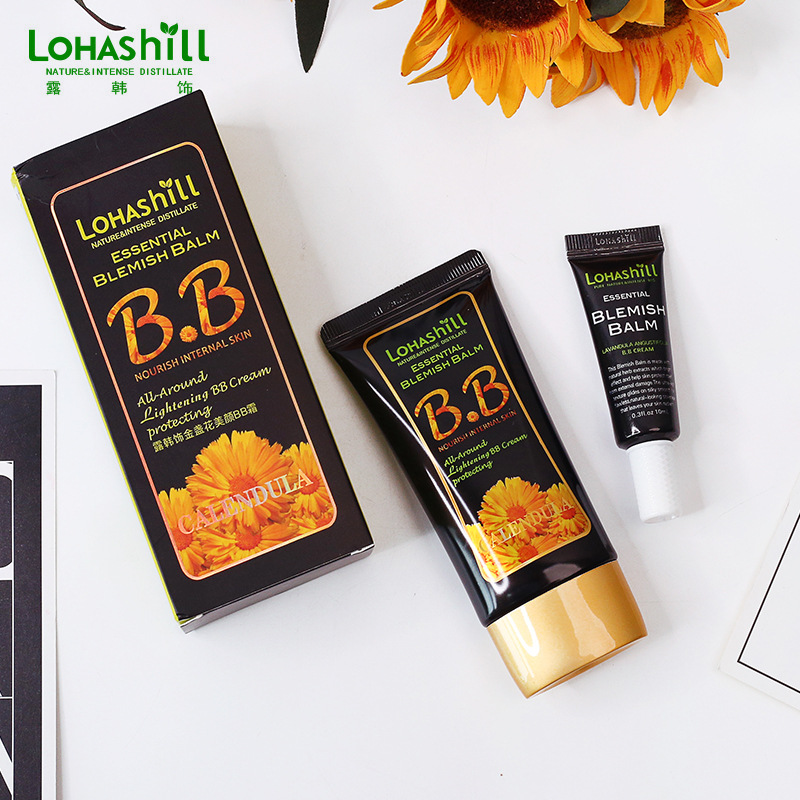Yiwu quality products: Korean Lu, Hanshi, Calendula, Nude bb Cream, Beauty Concealer, Isolation Brightening, Student bb Cream detail image 4