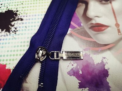 No. 5 and No. 7 nylon zipper laser Original pull TAB pull piece patent pull TAB sportswear sun protection wear Item Picture