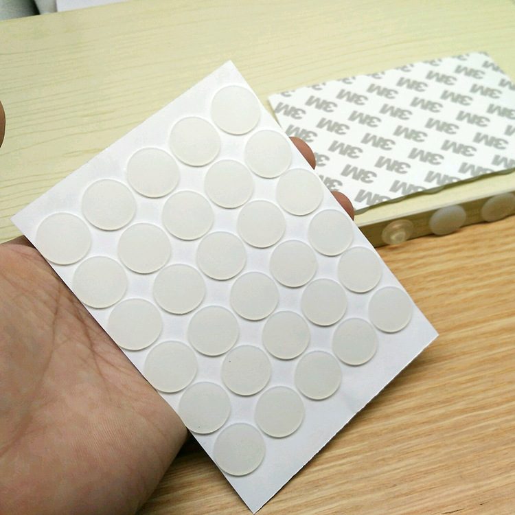 自粘防撞胶粒橱柜衣门防撞粒抽屉自粘防碰胶粒 防撞垫缓冲垫产品图