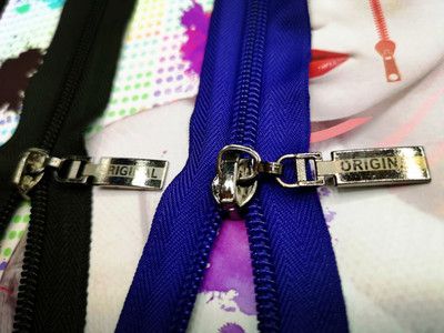 No. 5 and No. 7 nylon zipper laser Original pull TAB pull piece patent pull TAB sportswear sun protection wear Application Scenario