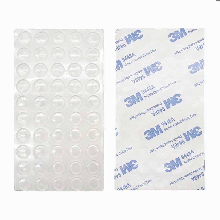 自粘防撞胶粒橱柜衣门防撞粒抽屉自粘防碰胶粒 防撞垫缓冲垫