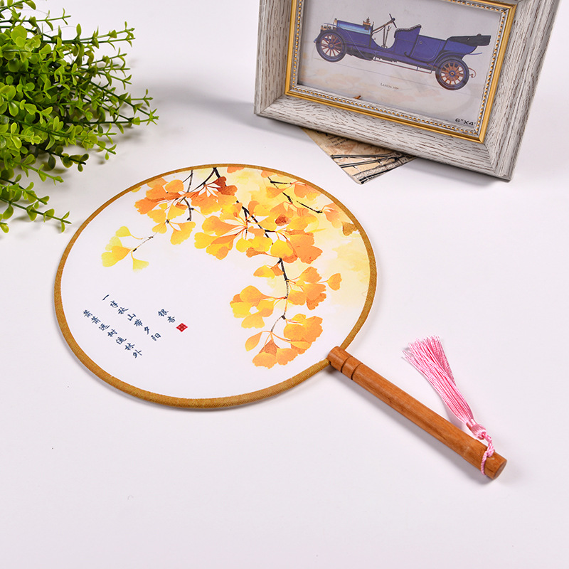 义乌好货 古典热销精品中国风团扇圆柄扇汉服古装宫廷扇子详情图5