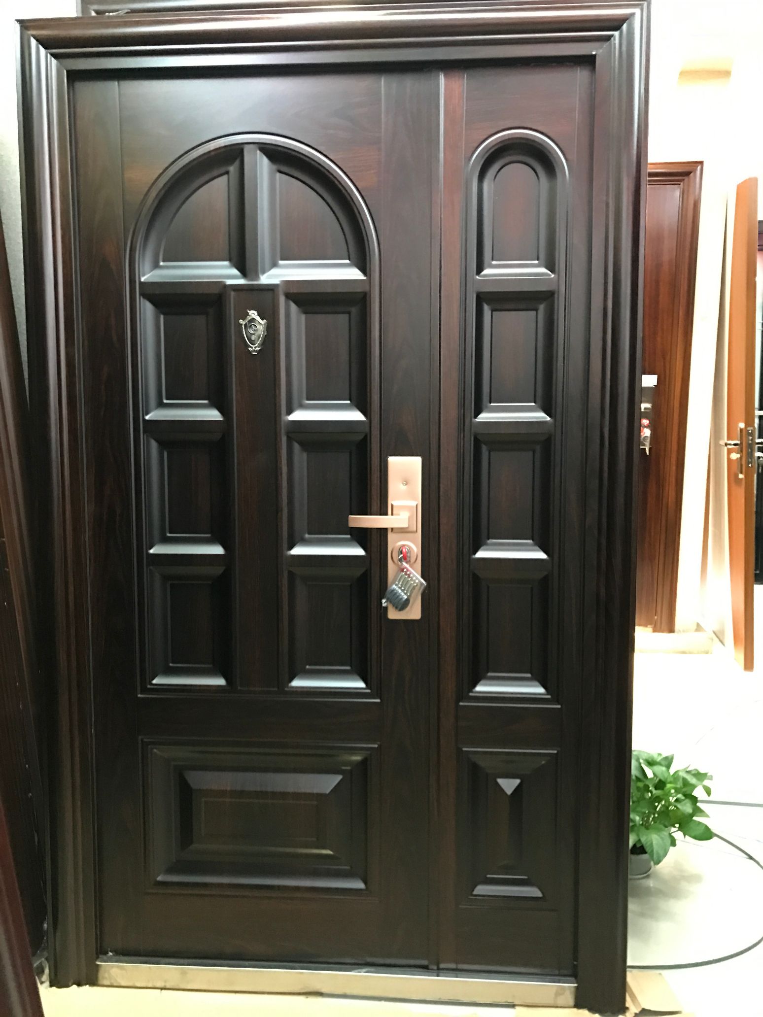 STEEL IRON DOOR SECTURITY DOOR 防盗门铁门 ES-1728M
