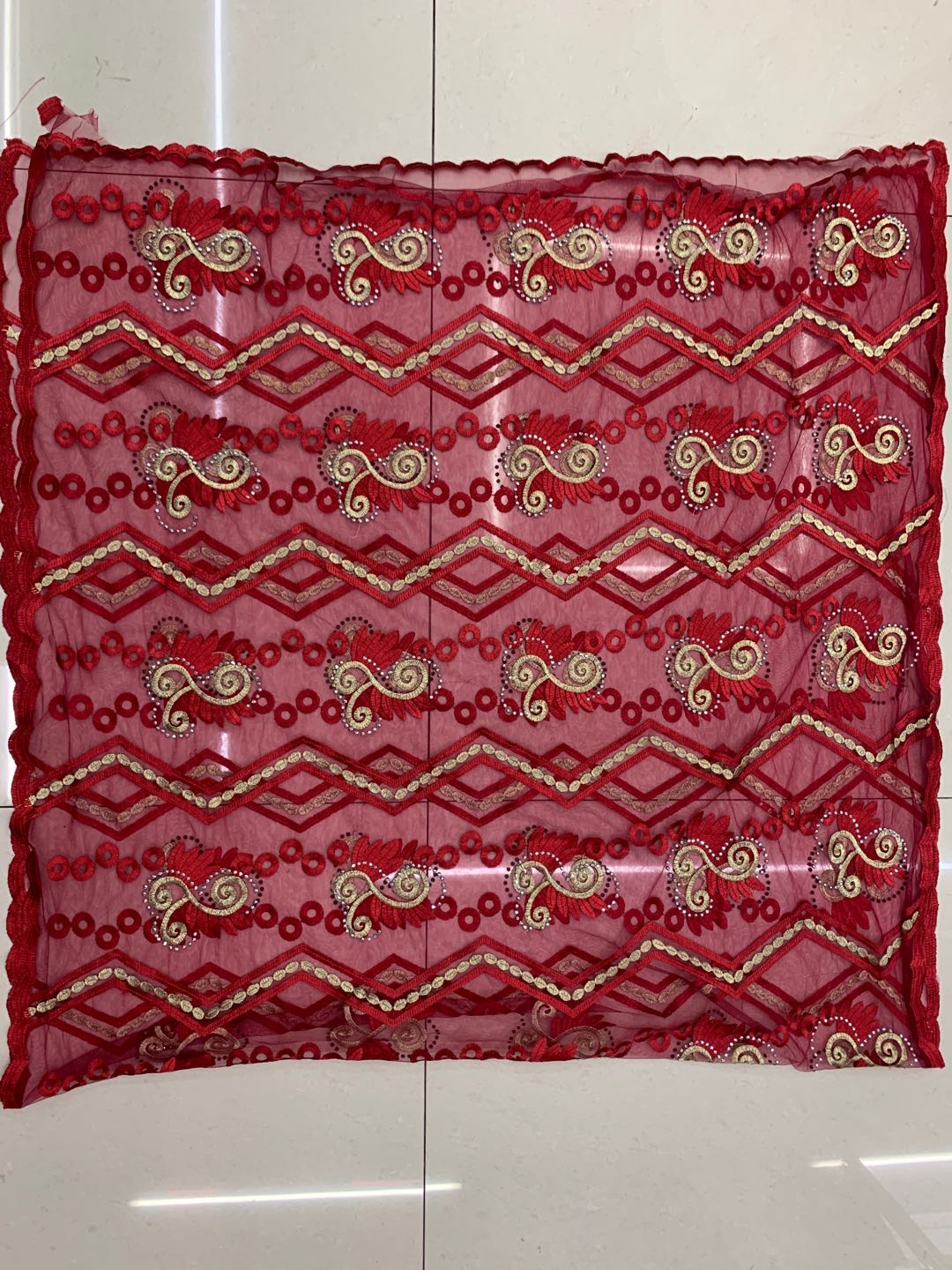 Export African Gauze Turban Shawl