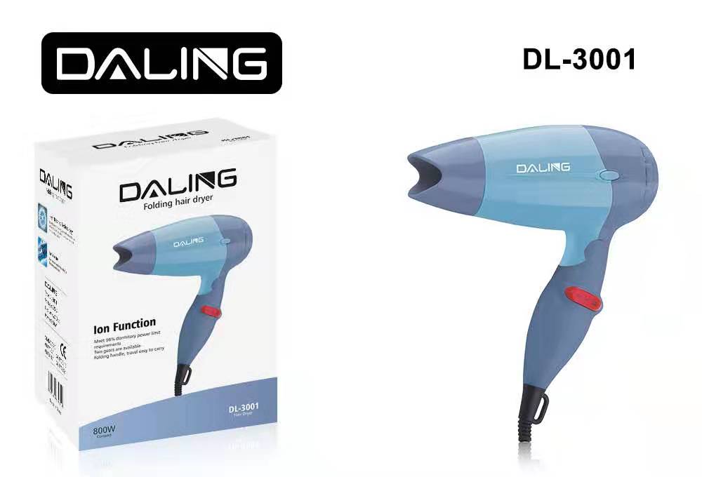 Daling 3001 folding hair dryer student home portable mini hair dryer small power blower wholesale details Picture