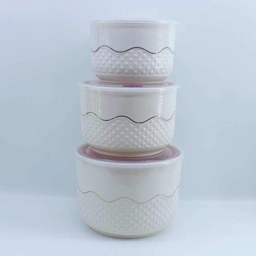 L027-J陶瓷浮雕贴金 储蓄罐，每箱12套