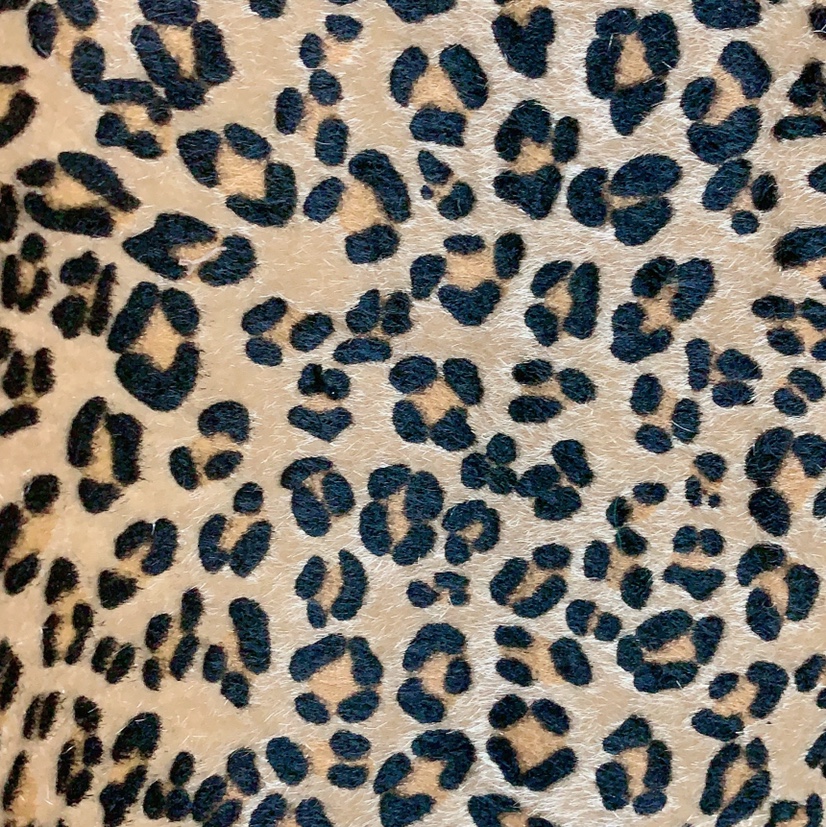 厂家直销植绒豹纹斑马纹奶牛纹，长颈鹿纹，用于工艺品饰品手机壳，背包，礼盒包装等详情图9