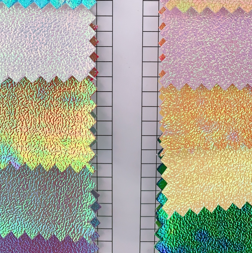 镭射贴膜PU、用于箱包鞋材，化妆包礼品盒包装工艺品，饰品等详情图6