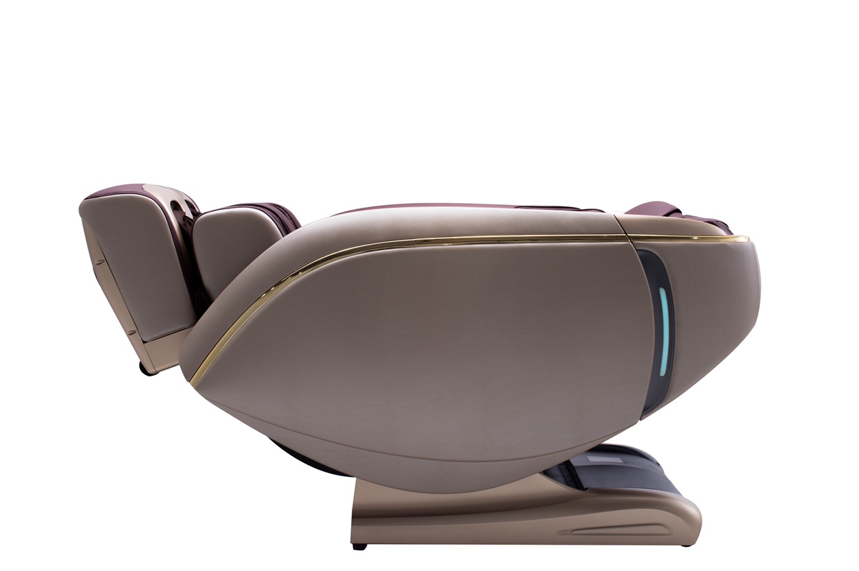 荣康RK1906A温灸按摩椅新款全身全自动电动太空揉捏舱按摩沙发白底实物图