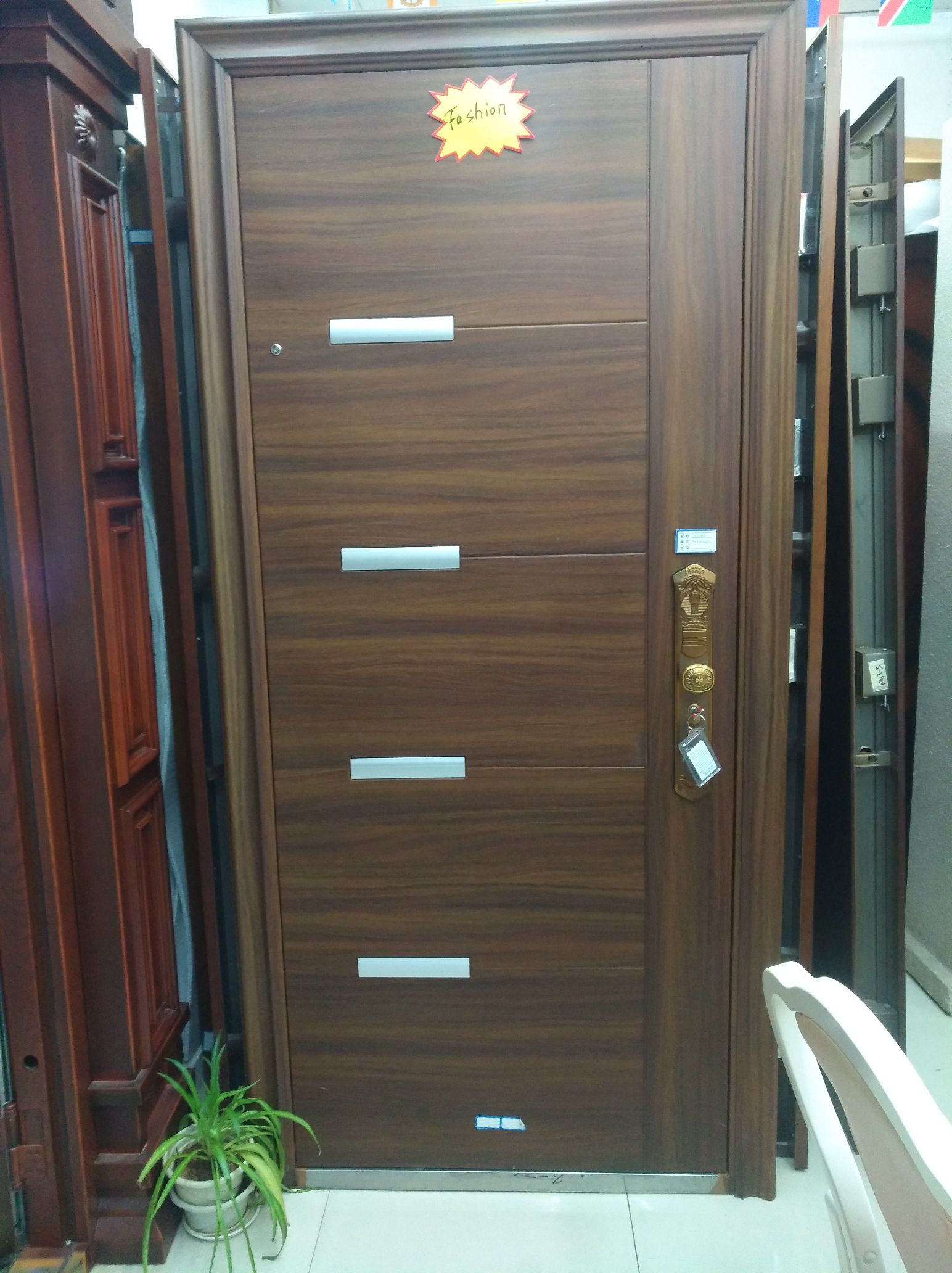 STEEL IRON DOOR SECTURITY DOOR 防盗门铁门 ES-1021