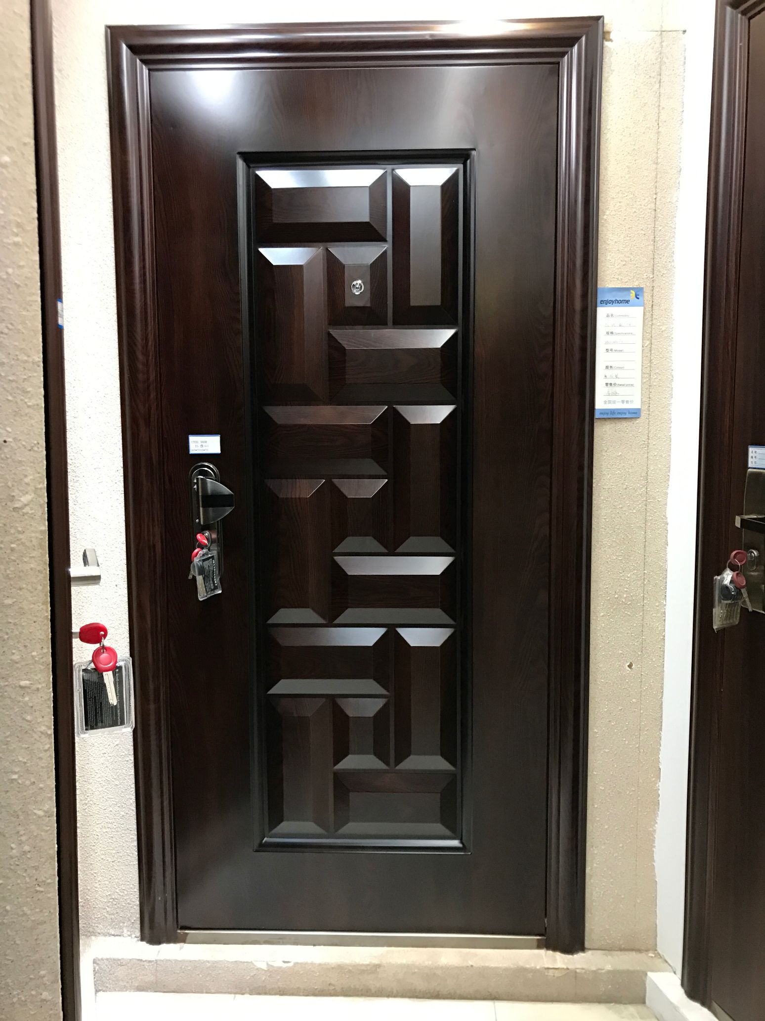 STEEL IRON DOOR SECTURITY DOOR  防盗门铁门 ES-1611