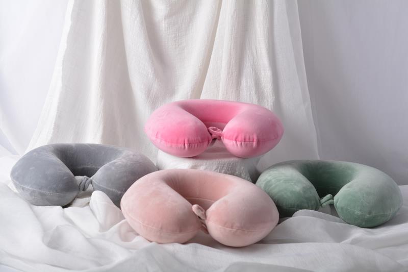 纯色记忆棉U型枕