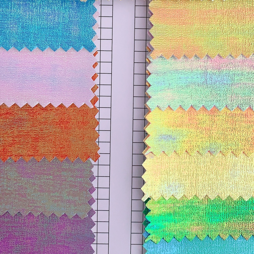 镭射贴膜PU、用于箱包鞋材，化妆包礼品盒包装工艺品，饰品等详情图7