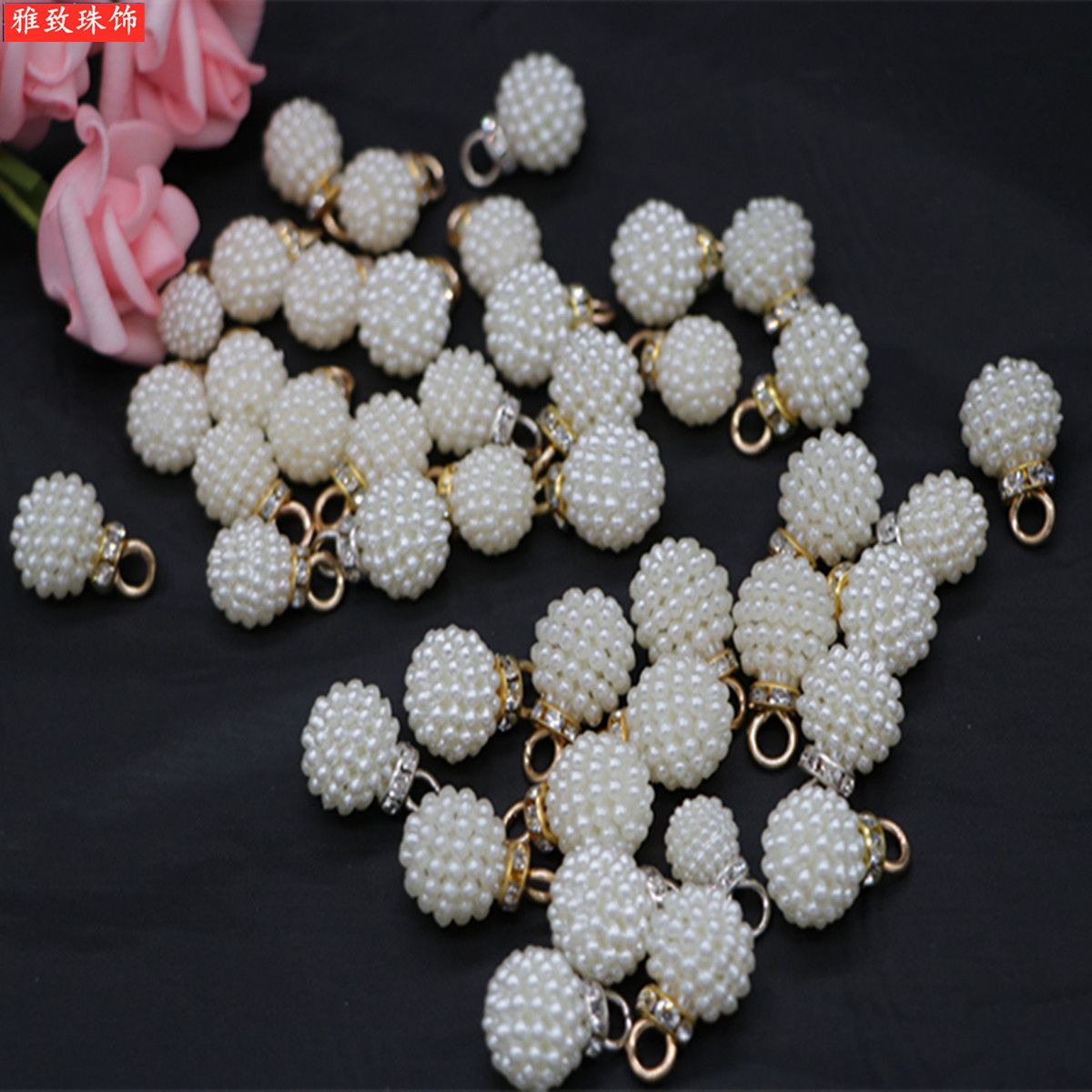 ABS imitation pearl bayberry ball pendant display
