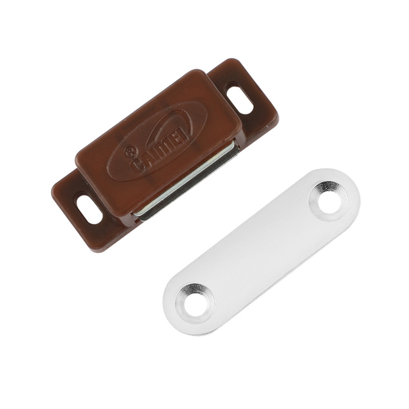 Yiwu Good Goods Strong Magnetic Touch Small Magnetic Cabinet Closet Door Magnetic Touch Strong Magnetic Plastic Magnetic Clamp Cabinet Suction Specification drawing