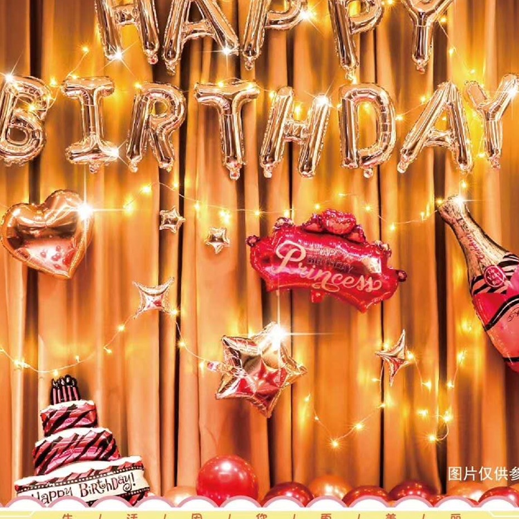 Aluminum film balloon set