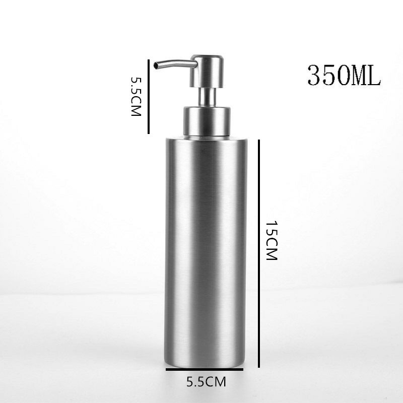 304不锈钢沐浴露瓶皂液器乳液瓶按压式细节图