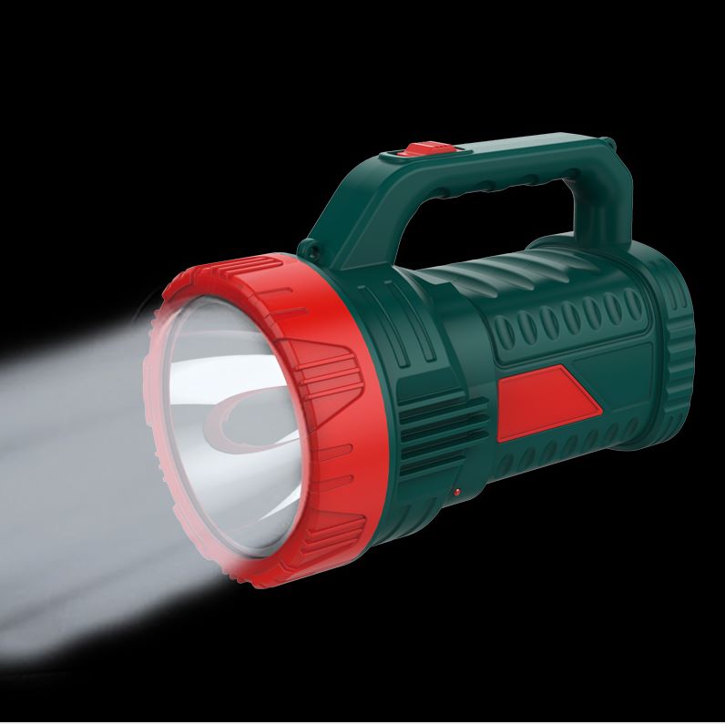 AKKOSTAR portable long-range high-power searchlight, LED flashlight, outdoor camping lamp Item Picture