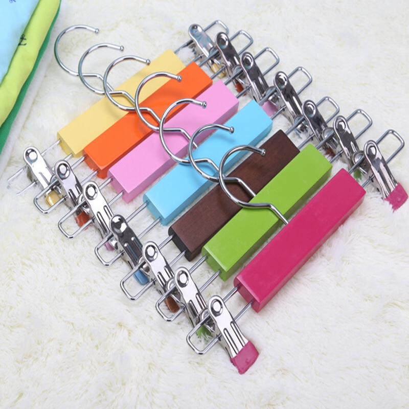 Luxurious solid wood pants rack