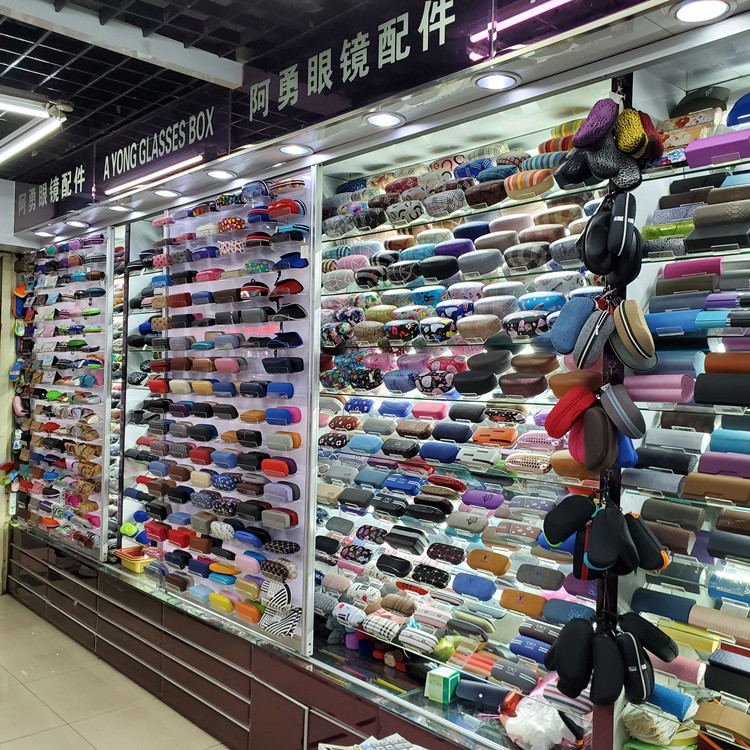 厂家直销 现货眼镜盒PVC皮革眼镜盒老花镜眼镜盒近视眼镜盒眼镜盒详情3