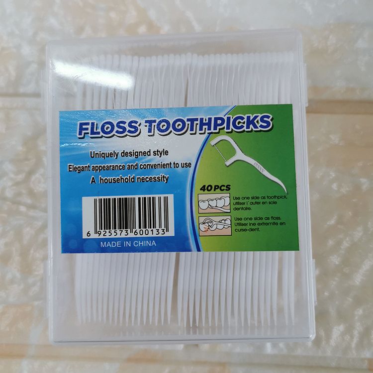 信望品牌新款塑料牙线棒牙线牙签组合装牙刷底座配密封夹出口品质