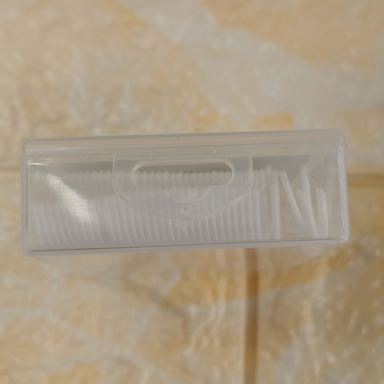 The new plastic dental floss stick, dental floss and toothpick combination set of Xinwang brand, toothbrush base with sealing clip, export quality pic 1