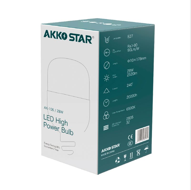 AKKOSTAR 5W E27 Household LED Bulb Energy-saving Lamp Specification image