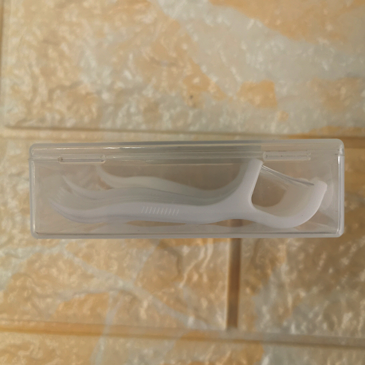 The new plastic dental floss stick, dental floss and toothpick combination set of Xinwang brand, toothbrush base with sealing clip, export quality pic 7