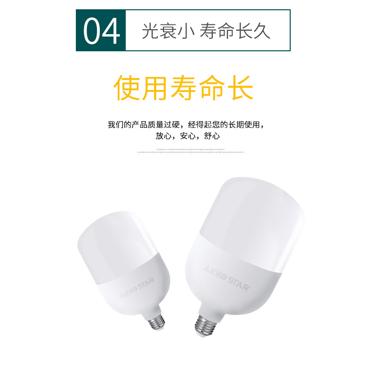 أكوستار 5W E27 مصباح كهربائي متوافر من الطاقة في خلايا LED detail image 9