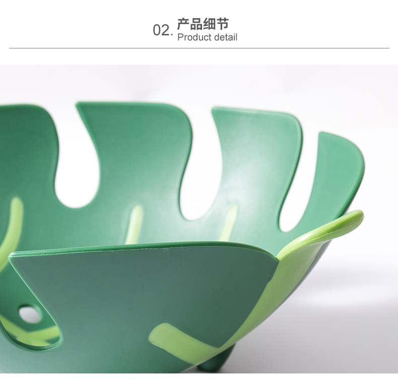 北欧风家用客厅茶几塑料果盘创意个性过年零食盘水果盆糖果盘摆件详情图6
