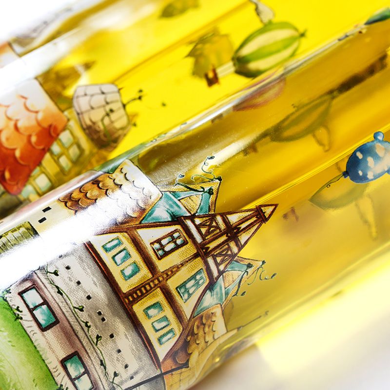 Wholesale of oil and vinegar bottle sets, glass leak-proof oil flasks, European lead-free oil bottles, creative kitchenware seasoning bottles undefined