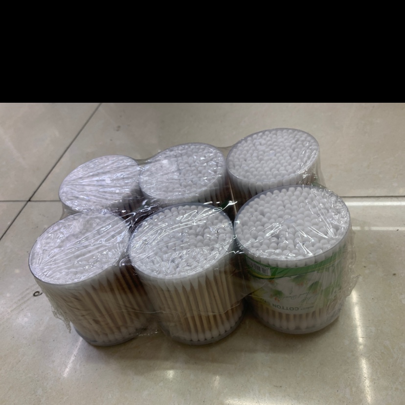 160 large round cotton swabs