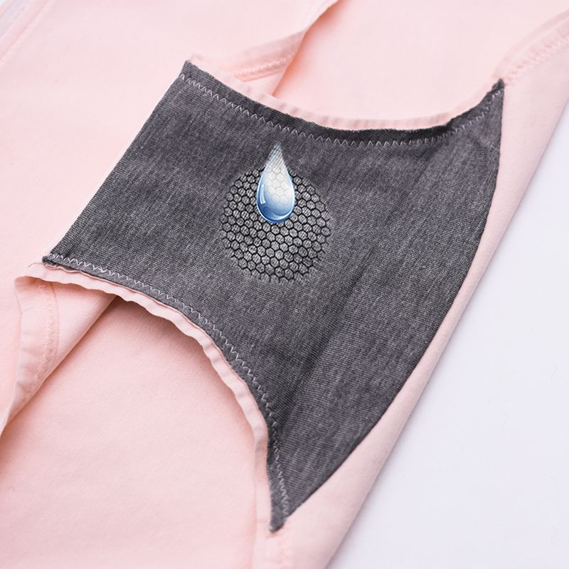 凯丽华3条盒装女士内裤羽柔棉石墨烯抑菌三角裤英文甜美中腰底裤产品图