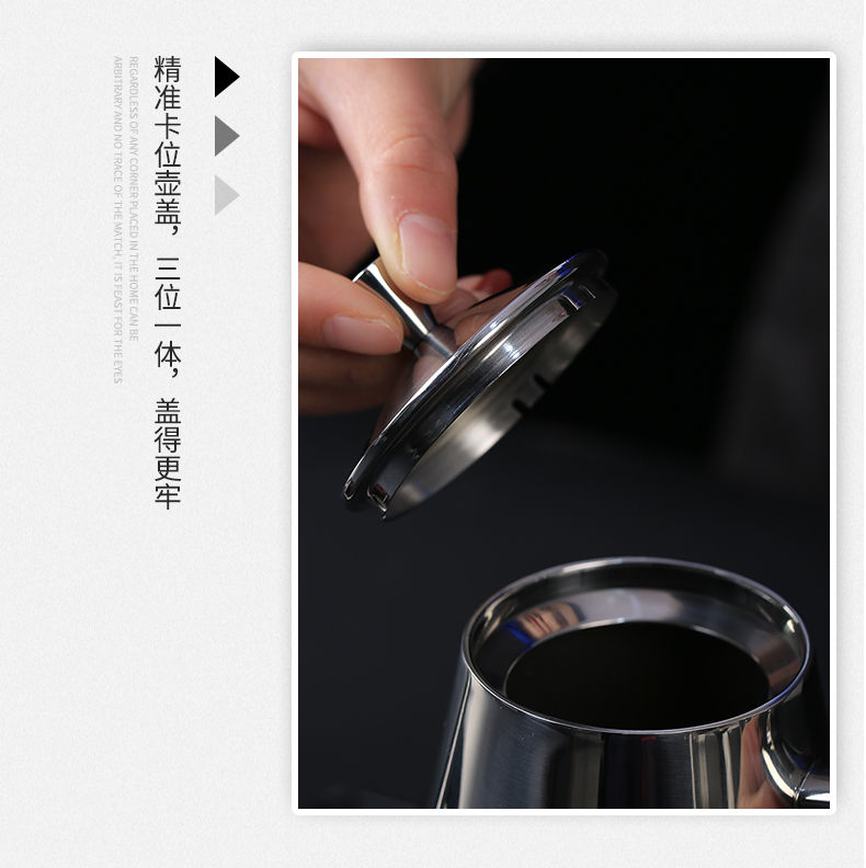 艾美诺 跨境供应欧式创意防漏长嘴酱油控油壶304不锈钢油壶批发详情图16