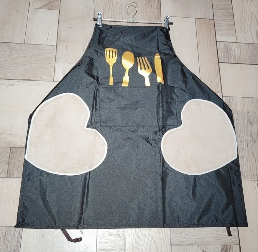 Household waterproof apron can be wiped hand apron hot gold high-grade overalls apron thumbnail