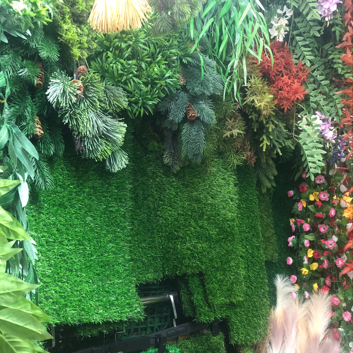 Gundam artificial flower plant tree artificial turf vine describe pic - 1